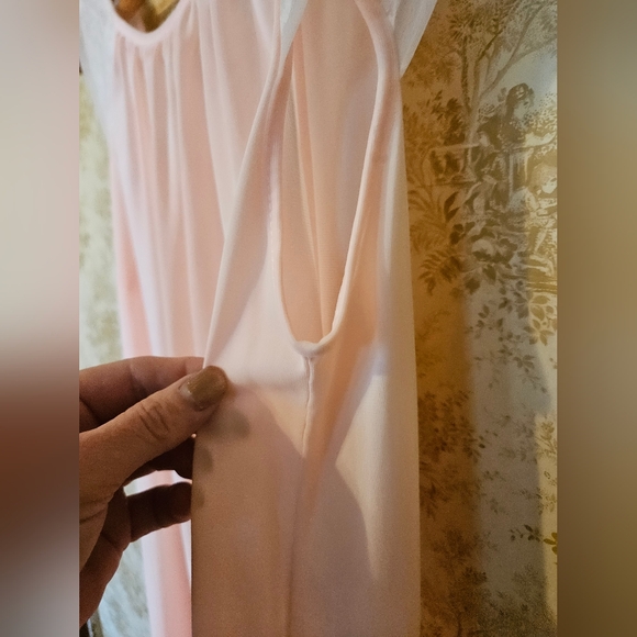 Vintage 1960's Baby Pink Nighty And Robe - Picture 9 of 10